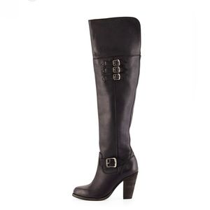 Frye Black Over the Knee Boots